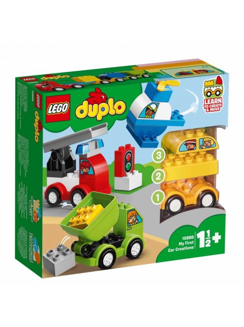 10886 - LEGO DUPLO Első készleteim Első Autós Alkotásaim