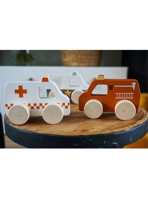 Fa tűzoltó játékautó - Tryco