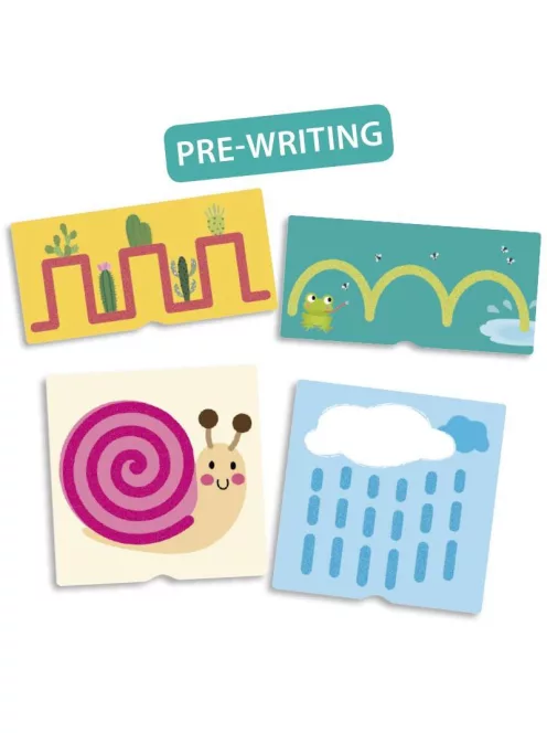 Tapintós íráselőkészítő kártyák Akros fejlesztő játék