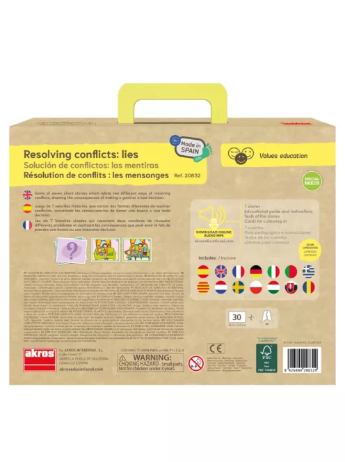 Konfliktuskezelés - Hazugságok Akros fejlesztő társasjáték