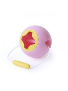   Quut – Mini Ballo homokozó és strandolós vödör Rózsaszín+Sárga