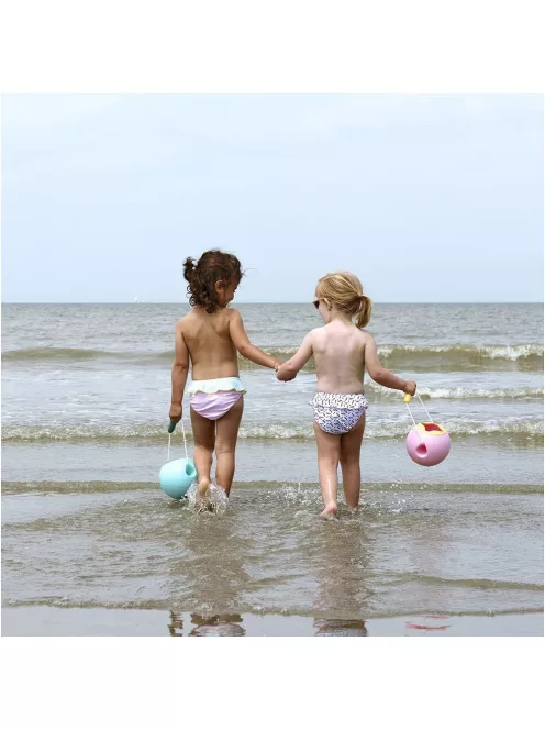 Quut – Mini Ballo homokozó és strandolós vödör Rózsaszín+Sárga