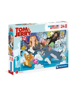   Clementoni - 24 db-os puzzle - SuperColor puzzle -Tom és Jerry