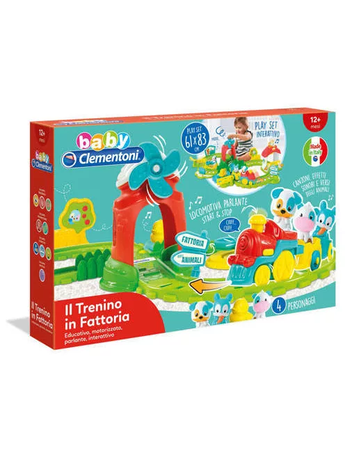 Interaktív vasúti pálya szett - Clementoni - Bébijáték