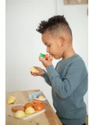 Tryco fa játék vágódeszka étellel