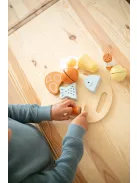 Tryco fa játék vágódeszka étellel