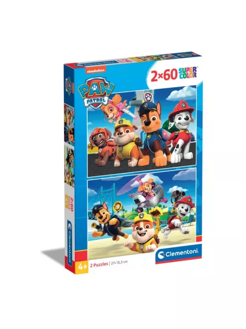 Mancs Őrjárat Supercolor 2x60 Clementoni kirakó játék