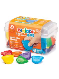 Baby Teddy zsírkréta - 48 db-os dobozban - Carioca