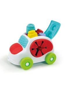Baby autó puha építőkockákkal - Clemmy
