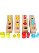 Színes hengerek - Montessori játék - Legler