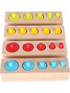 Színes hengerek - Montessori játék - Legler