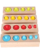 Színes hengerek - Montessori játék - Legler
