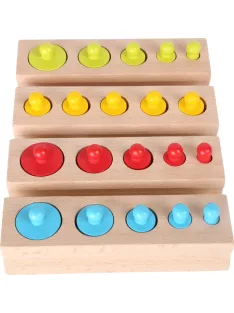 Színes hengerek - Montessori játék - Legler