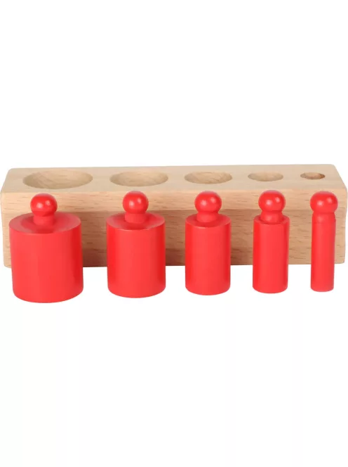 Színes hengerek - Montessori játék - Legler