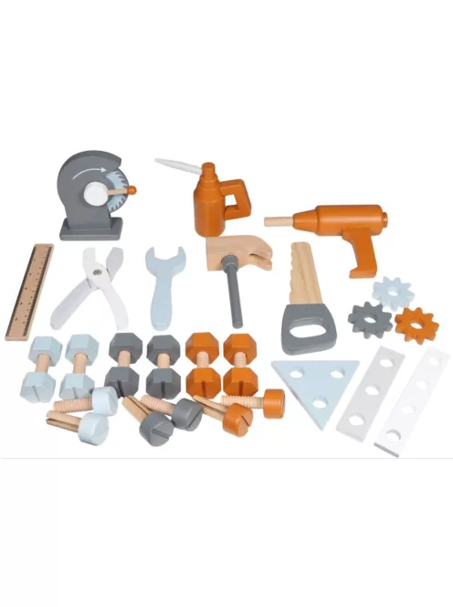 Tryco - Munkapad, szerszámokkal - Fa játék