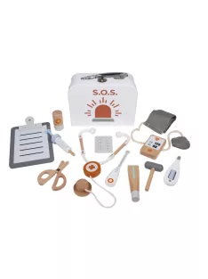 Tryco orvosi táska: Fa játék készlet