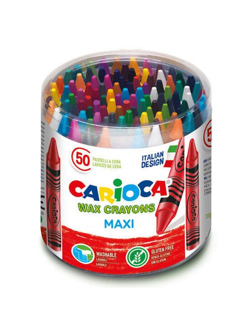Carioca - Zsírkréta Maxi - 50 db-os készlet