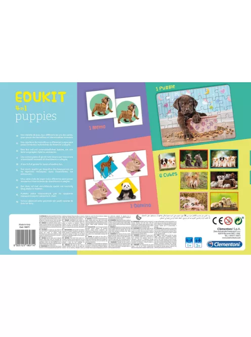 Állatkölykök 4 az 1-ben játékgyűjtemény - Clementoni