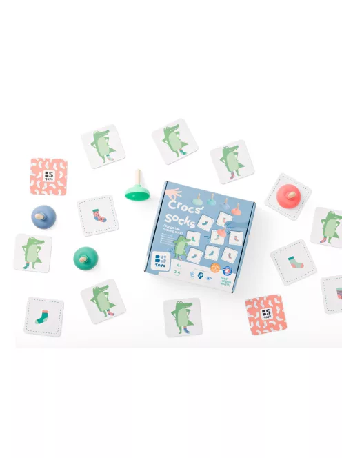 Keresd a krokodil zokniját! - Tájékozódást fejlesztő társasjáték - BS Toys