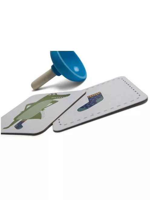 Keresd a krokodil zokniját! - Tájékozódást fejlesztő társasjáték - BS Toys