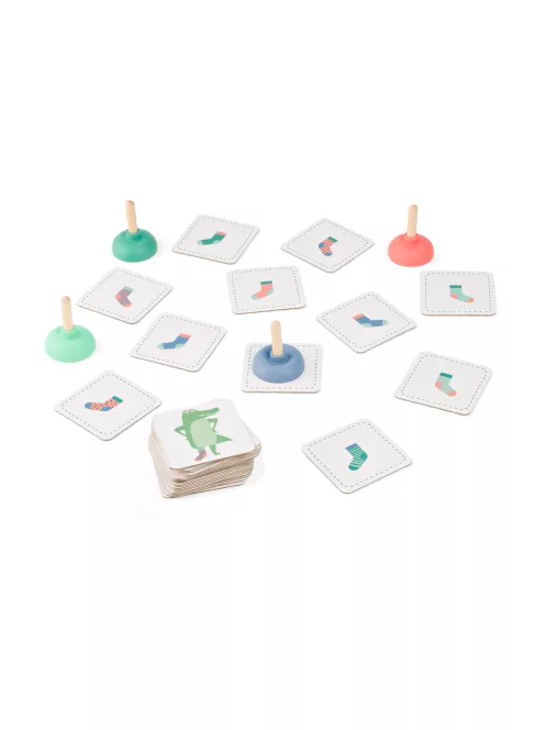 Keresd a krokodil zokniját! - Tájékozódást fejlesztő társasjáték - BS Toys