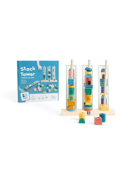 Fagyöngy toronyépítő - Építőjáték - BS Toys
