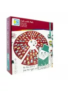 BS Toys - Macskák kalapban kombinációs készség fejlesztő játék