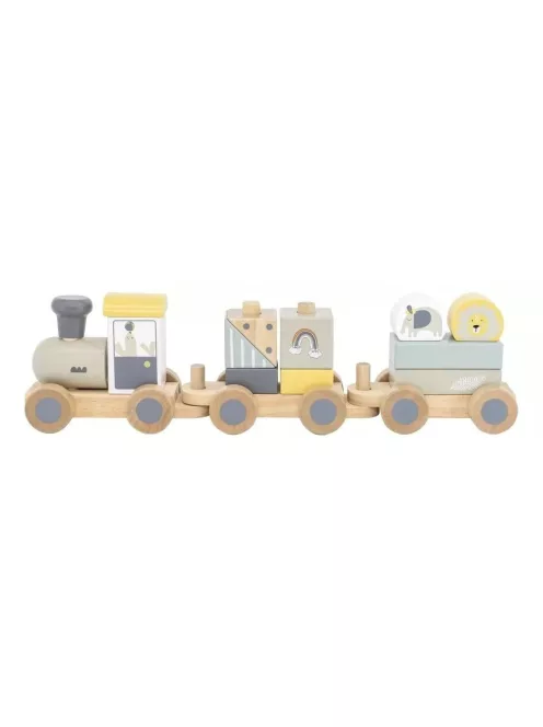 Tryco - fa vonat kockákból