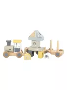 Tryco - fa vonat kockákból