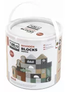 Tryco - 50 db-os fa építőkocka szett