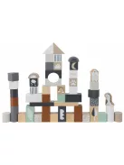 Tryco - 50 db-os fa építőkocka szett