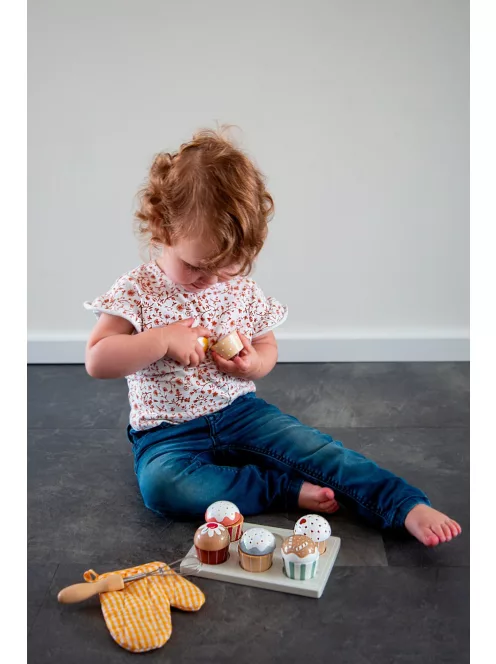 Tryco - fából készült muffin szett