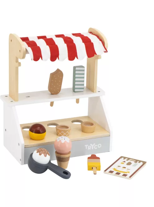 Tryco - fából készült fagyis pult