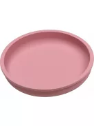 Tryco - szilikon tányér kerek rózsaszín
