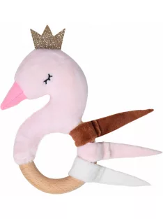 Tryco Plüss fa gyűrűs rágóka - Ivy a hattyú