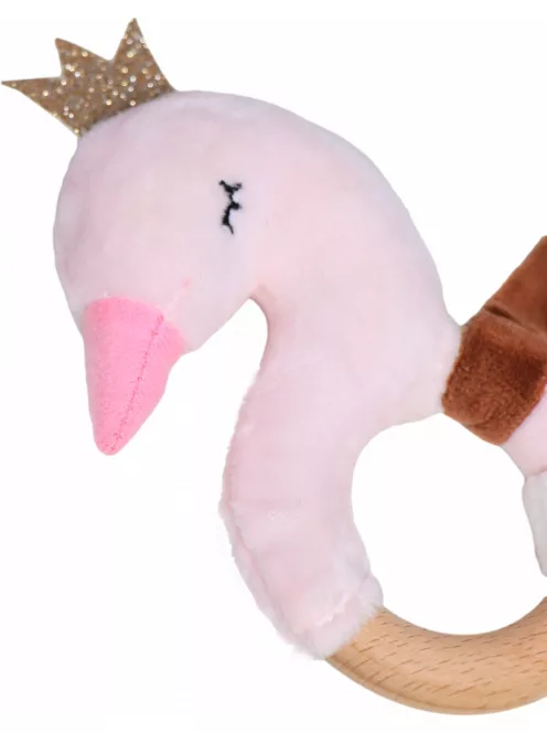 Tryco Plüss fa gyűrűs rágóka - Ivy a hattyú