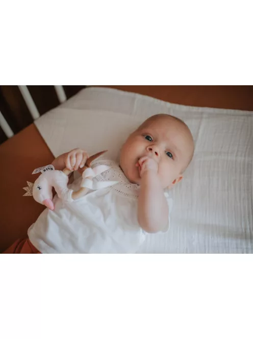 Tryco Plüss fa gyűrűs rágóka - Ivy a hattyú