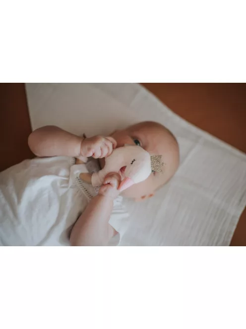 Tryco Plüss fa gyűrűs rágóka - Ivy a hattyú