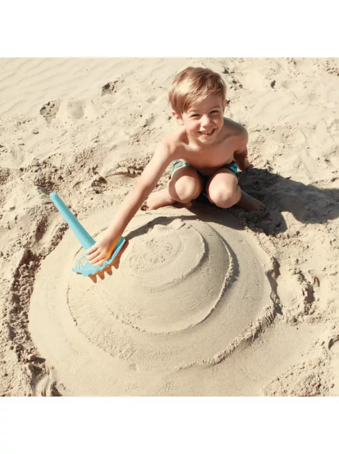 Quut Homokozó lapát, szita, gereblye 3:1-ben - vintage blue