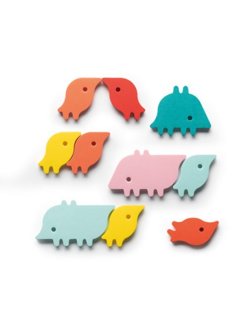 Quut - Állatparádé - puzzle fürdőjáték
