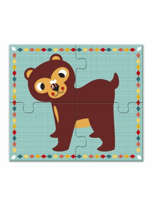 Mókás négylábúak puzzle - Rigolo n' co