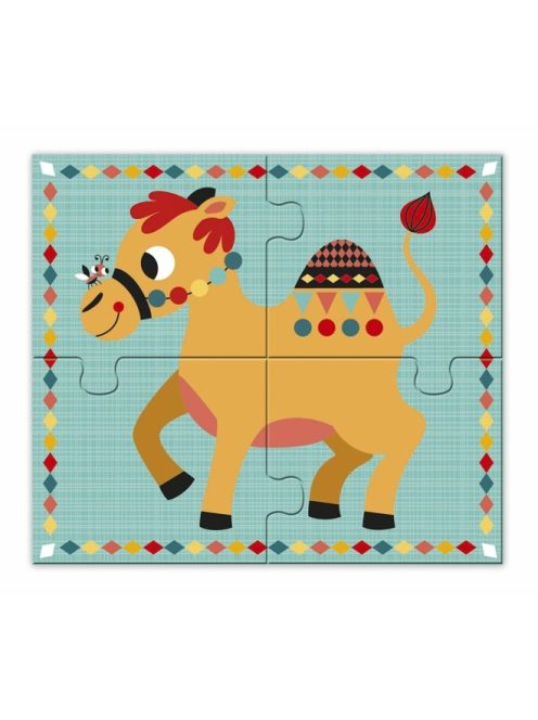 Mókás négylábúak puzzle - Rigolo n' co