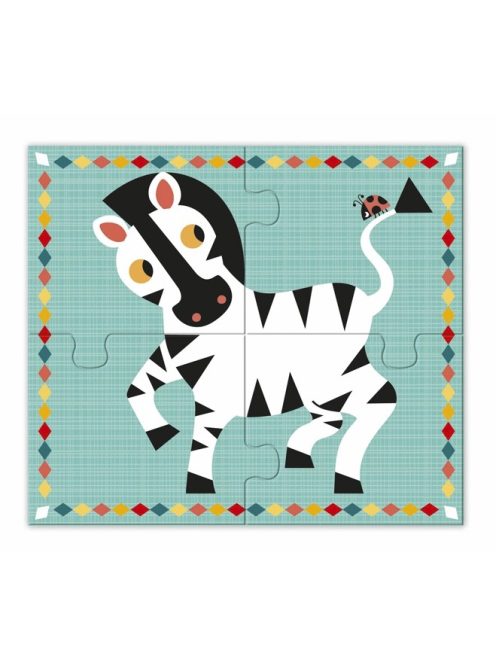Mókás négylábúak puzzle - Rigolo n' co