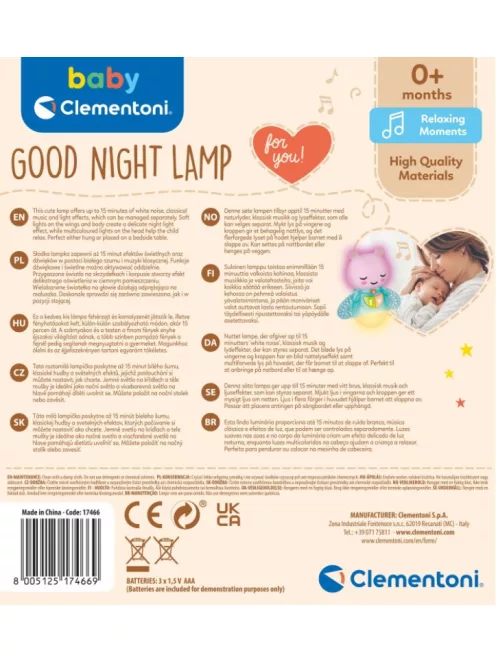 Szentjánosbogár jó éjt lámpa - Clementoni