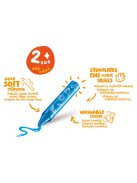 Lemosható extra puha Baby zsírkréta szett 8db - Carioca
