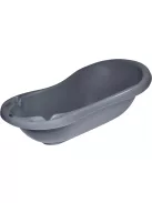 Tryco - Kád dugóval és csúszásgátlóval - Sötét szürke