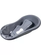 Tryco - Kád dugóval és csúszásgátlóval - Sötét szürke