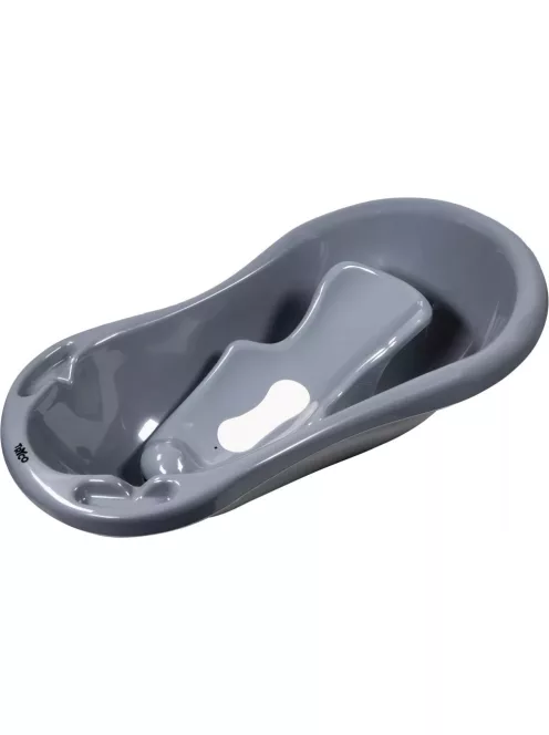 Tryco - Kád dugóval és csúszásgátlóval - Sötét szürke