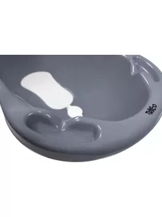   Tryco - Kád dugóval és csúszásgátlóval - Oroszlán Leó - Sötét szürke