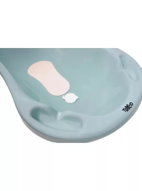Tryco - Kád dugóval és csúszásgátlóval - Koala Kyle - Menta zöld